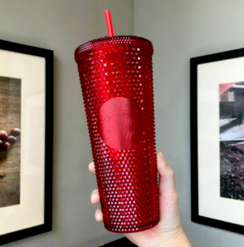 Starbucks China 2021 Tumbler Shinning Diamond Studded 24oz Straw Cold Cup